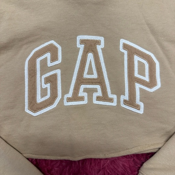 cropped GAP tan hoodie - Picture 2 of 3